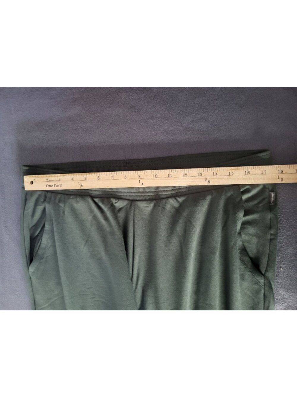 Eddie Bauer Lounge Women's XL Jogger Pants Black Green Lot of 2 Pull On Casual - Picture 6 of 7
